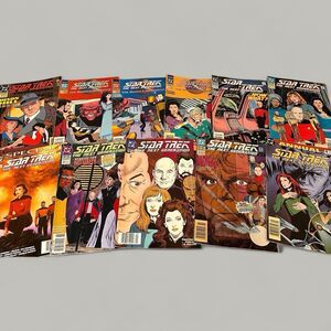 Star Trek The Next Generation Lot 0f 11 DC Comics 90s Modala Imperative Special